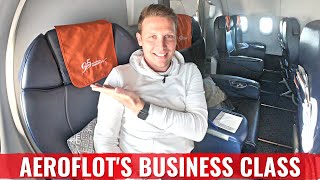 Review AEROFLOT A320 BUSINESS CABIN  ONE OF THE BEST IN EUROPE [upl. by Adnorahs]