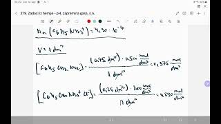 379 Zadaci iz hemije  pH zapremina gasova srednji nivo 45deo [upl. by Cock]