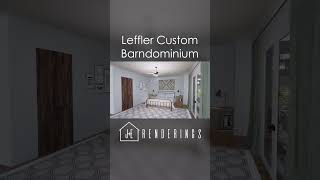 Leffler Custom Barndominium customhome 3drendering barndominium [upl. by Eilliw]