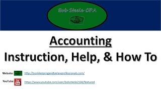 Ch 6 Part 4 QuickBooks 2014  Accounting Instruction [upl. by Giff]