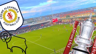 Crazy Last Minute Comeback At Crewe Alexandra v Derby County [upl. by Timms]