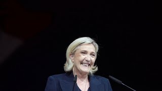 Farright National Rally party takes the lead in French election [upl. by Sivrat]