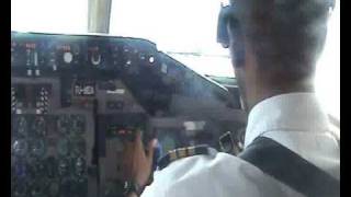 Insel Air day Cockpit view take off Suriname [upl. by Gahan]