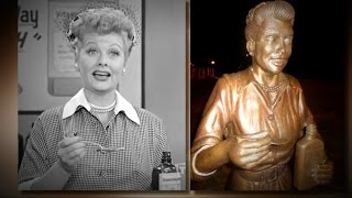 Lucille Ball Statue Sparks Outcry [upl. by Bradleigh]