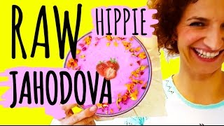 RAW hipisácka jahodová torta  RAW koláč jahodový [upl. by Sophronia]