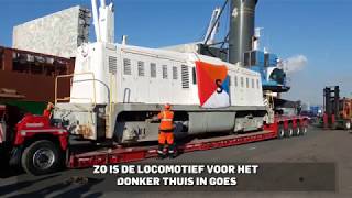 Whitcomb NS 2000 locomotive to Netherlands Museum PZC coverage [upl. by Magdalena597]