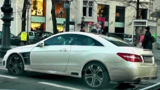 Mercedes E63 AMG Coupe Black Series C207  Brabus V8 [upl. by Annil]