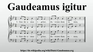 Gaudeamus igitur [upl. by Nonnag]