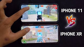 IPHONE 11 VS IPHONE XR PUBG TEST 2023  BULLET REGISTRATION AND SPEED TEST  PUBG MOBILE [upl. by Nolham871]