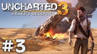 Uncharted 3 Drakes Deception Walkthrough  Part 3 PS3 HD SRBCROBIH [upl. by Aisek]