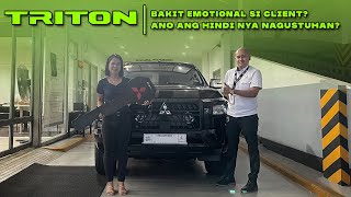 TRITON GLX 2WD AT 2024  Emotional Si Client Sa Kanyang Unit Na Narelease mitsubishi triton2024 [upl. by Javier367]