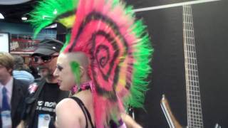 NAMM Show Day 3 Mohawk [upl. by Ahteres]