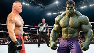 Full Match Brock Lesnar vs Hulk  Iron Man Match 2024  WWE 2K23 [upl. by Coral140]