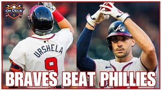 LIVE Braves beat Phillies in series 21 amidst injury struggles [upl. by Carina872]