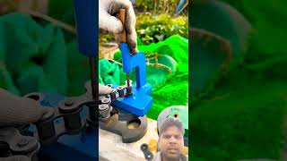 Easy bike Chain Repairing Tools tools satisfying useful machine tipsandtrick shortvideo [upl. by Norrahc302]