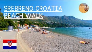 Srebreno Sheraton Dubrovnik Beach Walk Croatia [upl. by Ilowell]