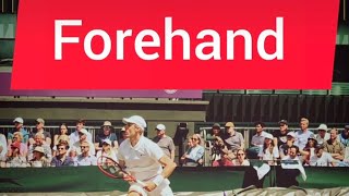 forehand technique hitting against a tennis wall ivodynka [upl. by Lancaster]