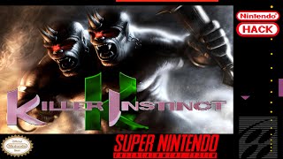 SNES Hack Killer Instinct  Eyedol Edition Deluxe [upl. by Raamaj]