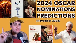 2024 Oscar Predictions  ALL CATEGORIES November [upl. by Pussej521]