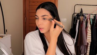 ميكب تتوريال ازاي ننحف الوجه بالخطوات للمبتدئين  مكياج سوفت سموكي 💕 makeup [upl. by Hatti]