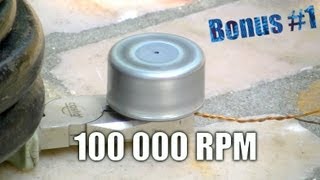 Rotation ultra rapide  100000 RPM [upl. by Ojillib]