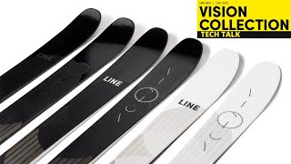 LINE 20212022 Vision Collection Tech Talk  Lightweight Futuristic Freeride Skis [upl. by Olocin235]