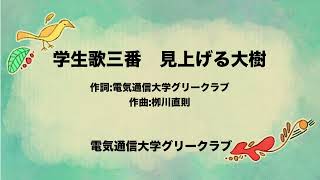 【混声版】学生歌三番 『見上げる大樹』 電気通信大学グリークラブ [upl. by Negam]