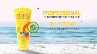 Lotus Professional PHYTORx UltraProtect Sunblock SPF 70 [upl. by Cohligan56]