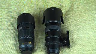 Nikon 70200 f4 vs f28 VRI Comparison [upl. by Crystal498]