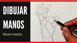 DIBUJAR MANOS nivel medio [upl. by Tterag]