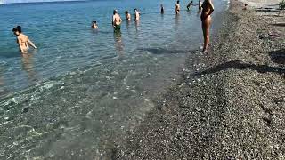 Italian Beaches Palmi Calabria 4K August 2024 [upl. by Dnalyaw122]