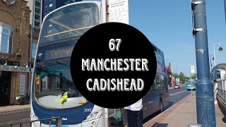 Full route 67 Manchester to Cadishead Gnw [upl. by Hills989]