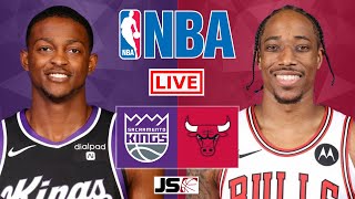 Sacramento Kings vs Chicago Bulls  NBA Live Scoreboard 2024 [upl. by Daniala323]