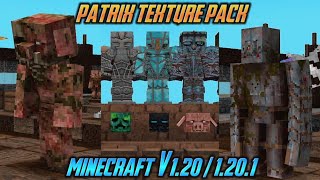 PATRIX REVIEW para MINECRAFT 121 JAVA BEDROCK y PE PAQUETE DE TEXTURAS 121 [upl. by Ahseneuq752]