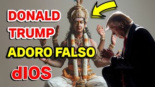 Donald Trump Adoro Falso dios Hinduista HOY [upl. by Abil]