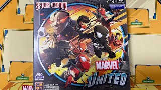 Marvel United SpiderGeddon Unboxing [upl. by Acirne]