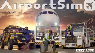 AirportSim  Meine NEUER Job am Flughafen ᐅ NEW Simulator [upl. by Chemush]