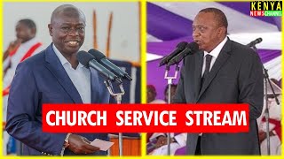 CHURCH SERVICE RECORDED  Rigathi Gachagua and Uhuru Kenyatta allies speak on impeachment [upl. by Srednas]