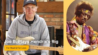 Joe Bonamassa Plays Hendrixs quotBand of Gypsysquot Rig For Real amp For Less [upl. by Camey205]