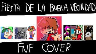 Fiesta De Los Animate Friends Fiesta De La Buena Vecindad FNF Cover [upl. by Ahcorb872]