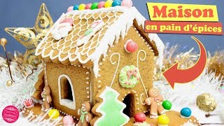 🏡 TUTO MAISON EN PAIN DEPICES  Recette de Noël 🏡 [upl. by Leizar]