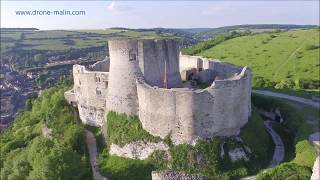 Donjon et château Gaillard des Andelys filmé par un drone [upl. by Risa]