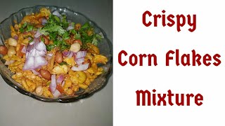 Cornflakes Mixture Recipe in Telugu Crispy Cornflakes Mixture  Corn Flakes Mixture Bhavani Devata [upl. by Adil]