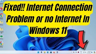 How to Fix Internet Connection Problem or no Internet In Windows 11 ramtechnicalhelp [upl. by Corrie]