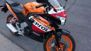 HONDA CBR 125r REPSOL 2012 [upl. by Yarod919]