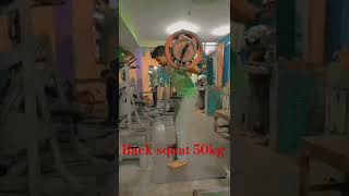 Back squat 50 kg JayshreeRam shortvideo legday Ankitbaiyanpuria [upl. by Anma965]