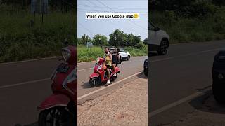 Google map ka kabhi kabhi dimag kharab ho jata hai🥲 niketimsy relatable funnyvideos crazycomedy [upl. by Belamy]