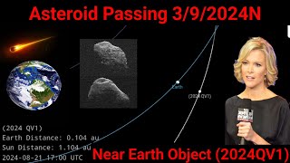 Asteroid Passing 3 September Near Earth Object 2024QV1 Jet propulsion laboratory updated meteor [upl. by Ennairej]