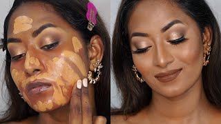 BROWN SKIN FRIENDLY MAKEUP ✨ for DuskyBrownTanDeep Indian Skintones [upl. by Htennek662]