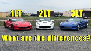 What are the differences 2019 Chevy corvette Trim levels explained Stingray Z51 Grand Sport Z06 [upl. by Akemehs]